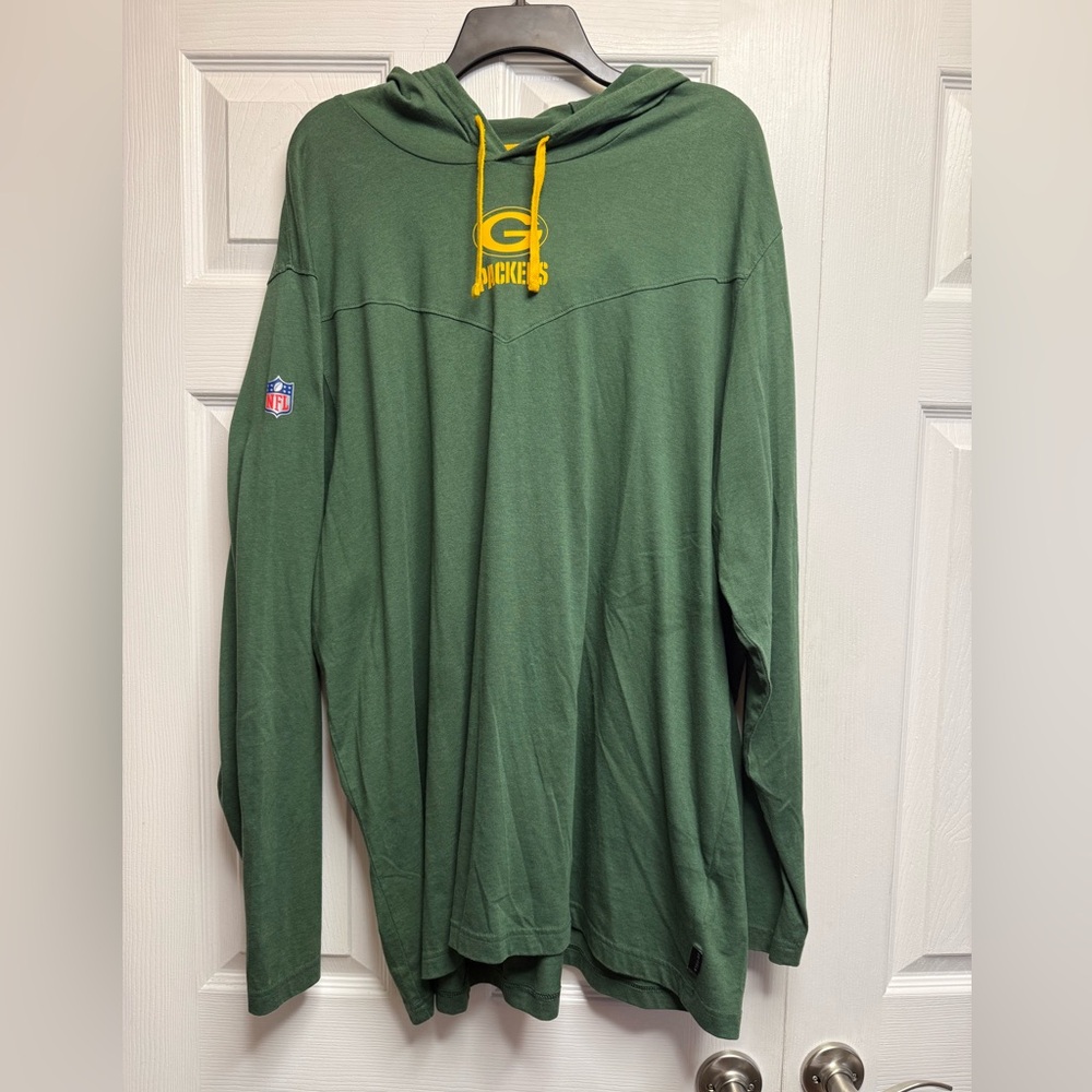 Green Bay Packers Nike Green Lightweight Hoodie